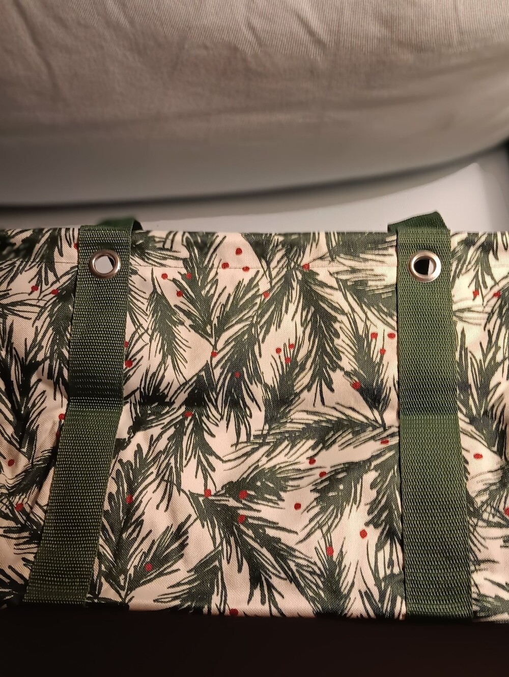 Thirty-one Large Utility Tote-Evergreen Branches - Picture 7 of 10